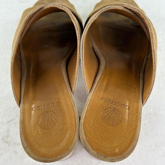 COCLICO richie clog tobacco Women's US 7 Wooden Heels Slide Mules - Picture 8 of 11